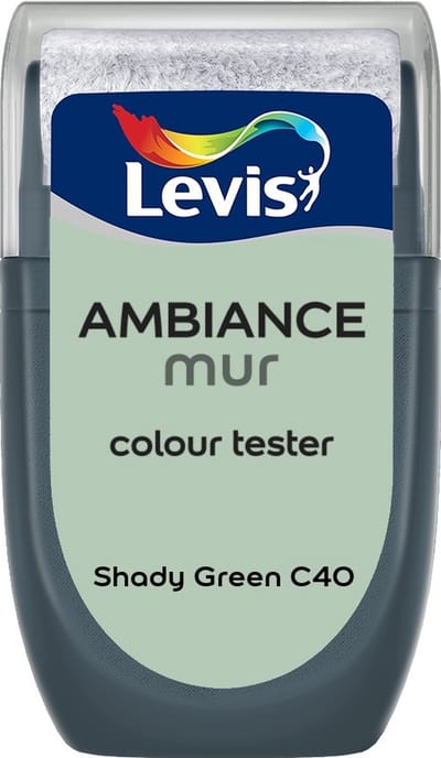 Levis - Muurverf Kleurtester Mat Mix - Shady Green C40 - Mengverf - 30 Ml