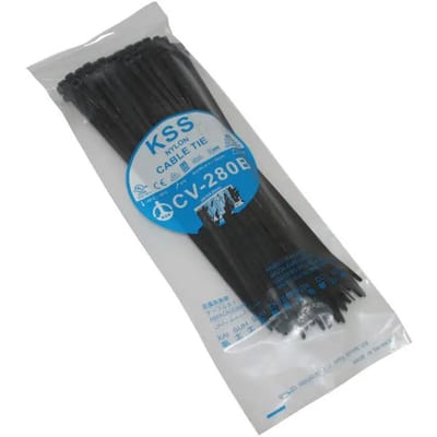 Pak van 100 nylon klemmen P2R Rilsan 4,8x280 mm