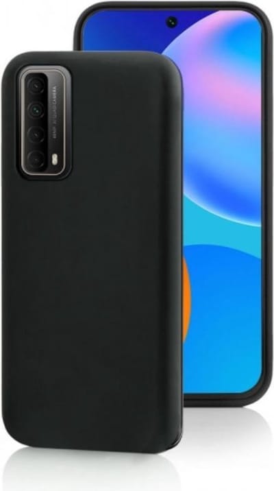 Hoesje Geschikt voor: Huawei P Smart 2021 - Silicone - Zwart