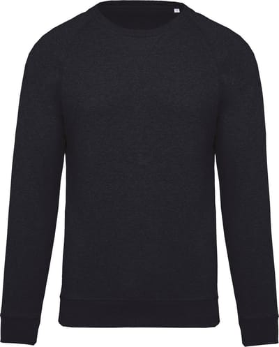 Kariban Heren Organische Raglan Sweatshirt (Franse Marine Heide)