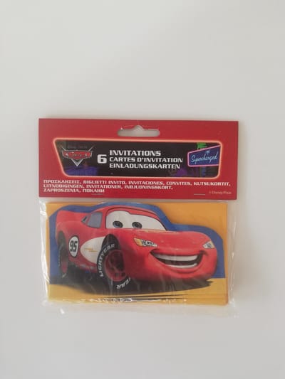 Uitnodigingen Cars
