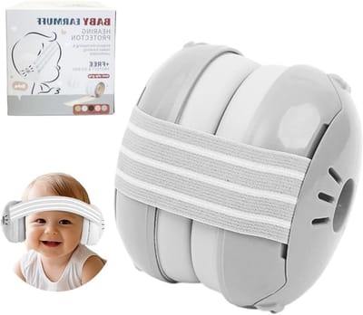 Comfortabele Oorkappen voor Baby's 0-36 Maanden - Geluiddempende Hoofdtelefoon en Oorkappen met Verstelbare Pasvorm en Zachte Kussens voor Optimale Oorbescherming