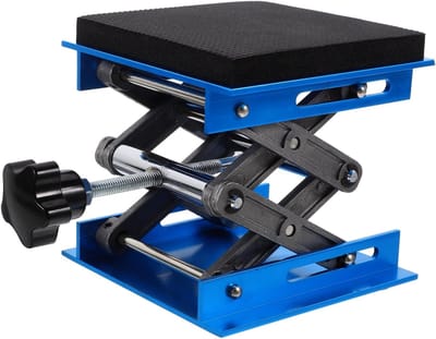 Schaarlift Platform - Hefstandaard Krik - Laboratorium Experimenten - Hoge Stabiliteit Draagvermogen - 15x14.6x10cm - Zilverkleurig