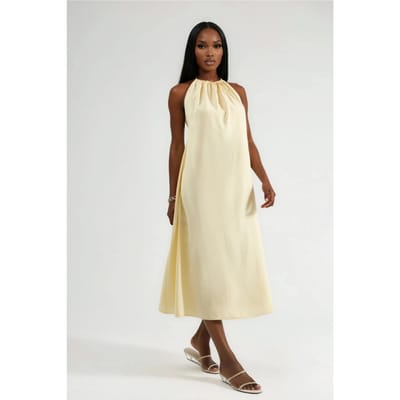Halterneck Midi-jurk