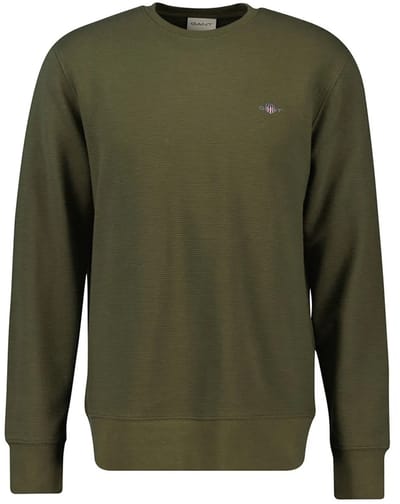 Gant 2067031 Sweatshirt Groen L Man