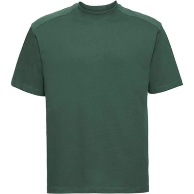 Russell Heren Zwaargewicht T-Shirt (Fles groen)