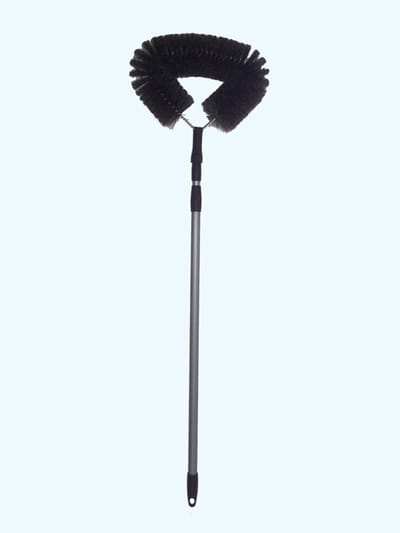 Starbright Ragebol Met Geitenhaar 130 Cm Zwart/grijs