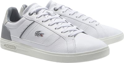 Lacoste Europa Pro Heren Sneakers - Wit/Grijs - Maat 44
