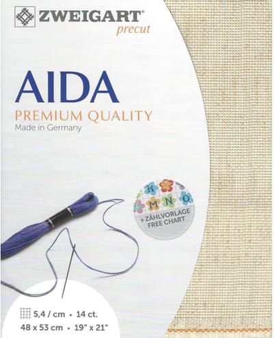 Borduurstof - Zweigart Precut - 14 count - Rustico - 48 x 53 cm - Aida