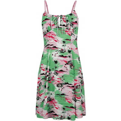 Hell Bunny - Rockabilly Midi-jurk - Kai Knee Dress - XS tot 3XL - voor Vrouwen - meerkleurig