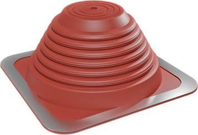 Silicone dakdoorvoer 0-45° ø 6-140mm tot 250°C rood