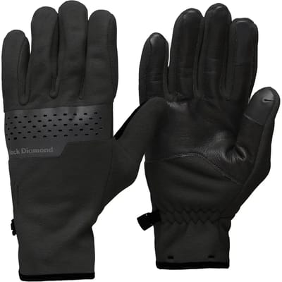 Leren handschoenen Black Diamond Alpine Fleece