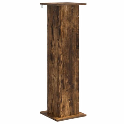 vidaXL - Plantenstand - Gerookt - eiken - 30,5 - x - 30 - x - 100,5 - cm - Bewerkt - hout