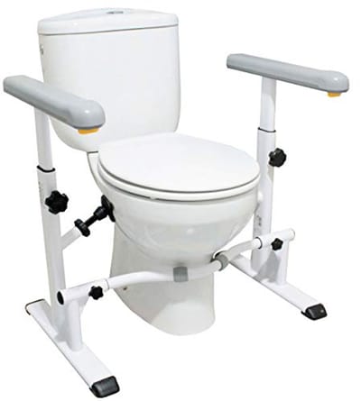 Toilet Frame voor Ouderen en Personen met Beperkingen - Veiligheidshandvatten voor Toilet - Verstelbare Toiletsteun
