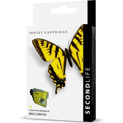 SecondLife - Brother LC 985 Yellow