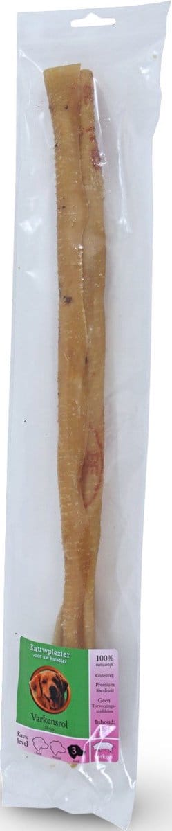 Gebr de boon - Natuurlijke Snack varkensrol 50 cm in zak