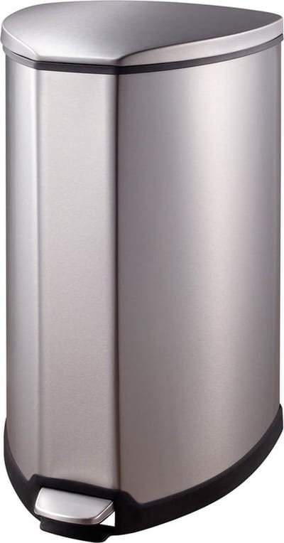 EKO - Grace pedaalemmer 35 liter - Stainless steel Plastic - mat RVS - Prullenbak