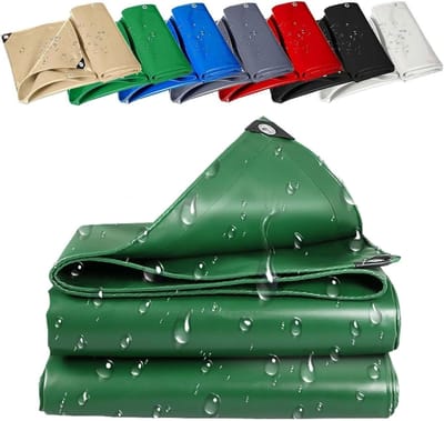 Afdekzeil Waterdicht - Universeel Dekzeil - Outdoor Bescherming - Versterkte Hoeken - 140 x 250 cm - Groen