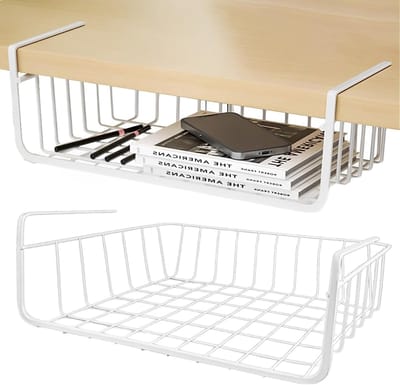 Hangmand voor orde, 30,5 x 21,5 x 11,5 cm, inhoud 4,5 kg, roestvrij metaal, voor keuken, badkamer, kantoor, kasten