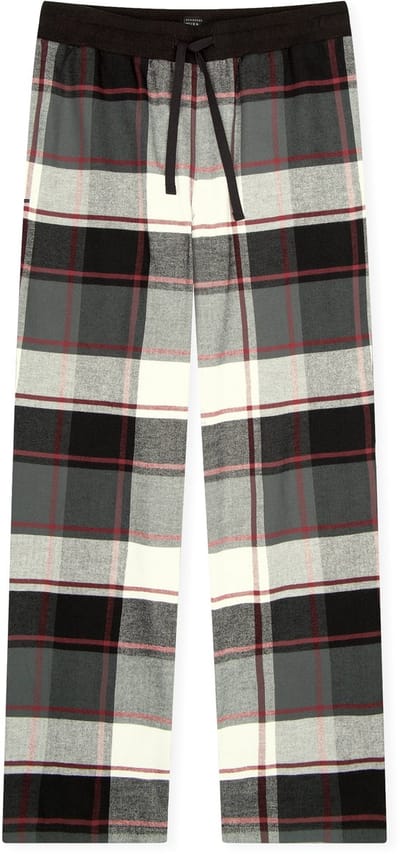Schiesser heren lange flanellen pyjamabroek - Geruit - MIX & Relax - 50