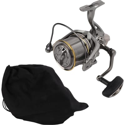 4,8:1 Moulinet de Pêche Spinning Force de Freinage Puissante Tout Métal Roue pour Lancer Longue Distance Ligne de Pêche NGK8000 gray