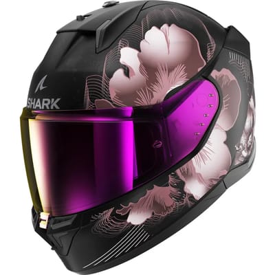 Shark D-Skwal 3 Mayfer Mat Zwart Roze Integraalhelm - Helm