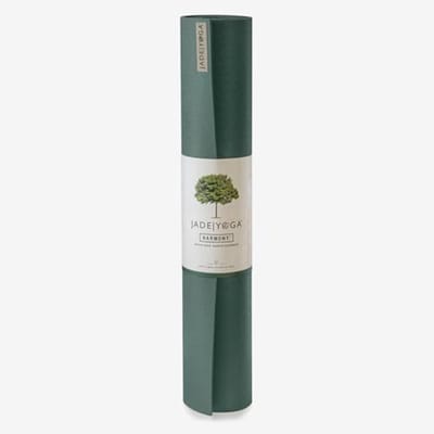 Yogamat - Fitnessmat Oefenmat - Thuis Sporten - Natuurlijk Rubber - 188 cm - Jade Groen