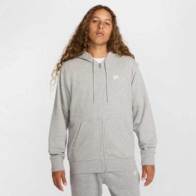 Hooded sweatshirt met rits Nike Club Fleece