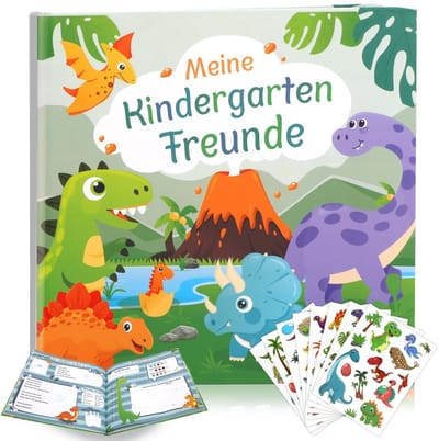 Dino Vriendenboek voor Kleuterschool Kinderen