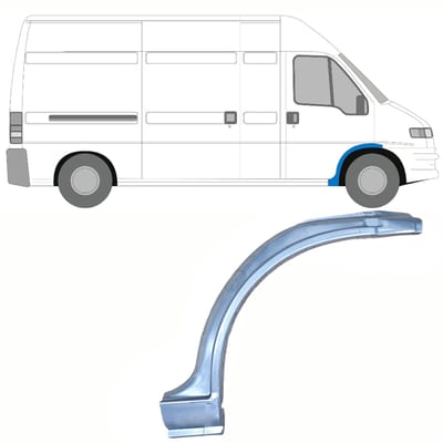 Reparatiepaneel voorste spatbord voor Fiat Ducato 1994-2006 / Rechts