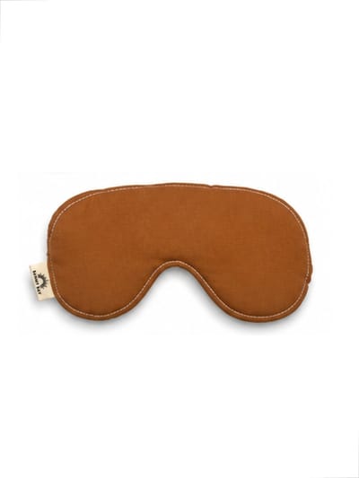 Slaapmasker - Duurzaam cadeau - Nacht oogmasker - Zero waste - Bruin Roze - Slaap masker mannen & vrouwen - Nachtrust