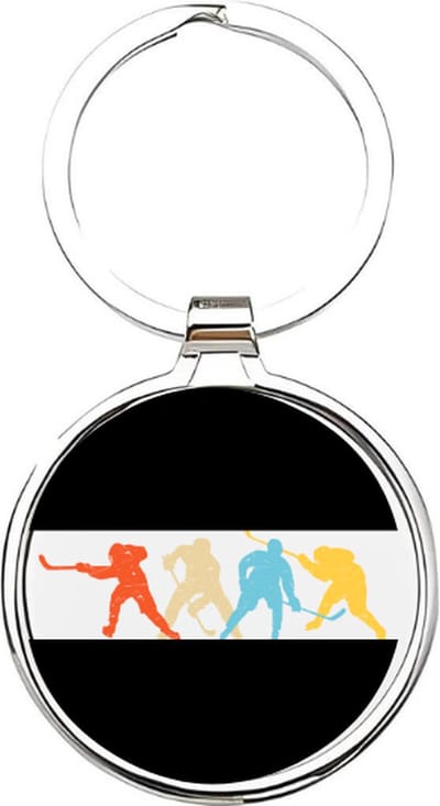 Akyol - Ijshockey Sleutelhanger - ijshockey - Ijshockeyers - Cadeau - Sport sleutelhanger - sport - Gepersonaliseerd - ijshockeyer - sleutelhanger voor IJshockeyers - stick - sleutelhanger voor jongens - sleutelhanger van een hockeystick - 4 x 7,5 CM