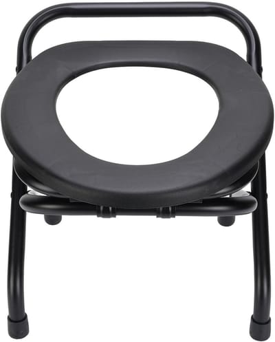 Opvouwbare toiletstoel - Reis commode - Ondersteuning thuis - Stevig ijzeren frame - 30 cm hoogte - Niet gespecificeerd