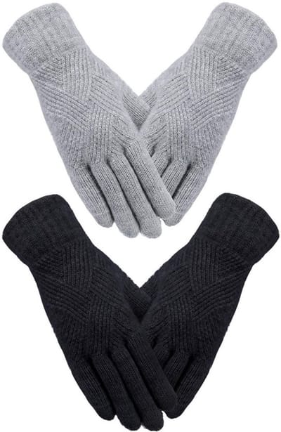Allecto - Dames Winterhandschoenen - Touchscreen Functie - Zwart en