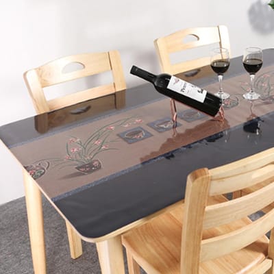 Tafel Protector - Tafelhoes - Tafel Beschermen - Hittebestendig Waterdicht - 95x110cm - Zwart