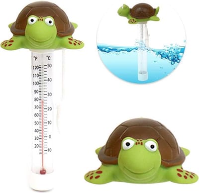 Summer Spark Zwembad Thermometer Schildpad - Groen - Water Thermometer - Zwembad onderhoud