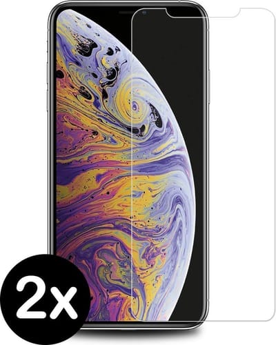 Screenprotector - 2 Stuks - Geschikt voor Apple iPhone XR - Extra Sterk - Beschermglas - Gehard Glas - Tempered Glass - Screen Protector