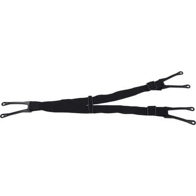 Bretelles de hockey robustes de 1,5 pouces, sangles élastiques réglables pour le sport, protection pour le hockey sur glace black