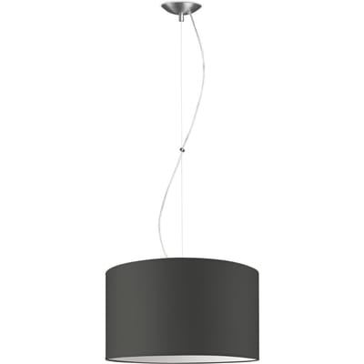 Moderne hanglamp Bling - antraciet - verlichtingspendel Deluxe inclusief lampenkap 40/40/22cm - pendel lengte 100 cm - geschikt voor E27 LED lamp - Pendellamp geschikt voor woonkamer, slaapkamer, keuken