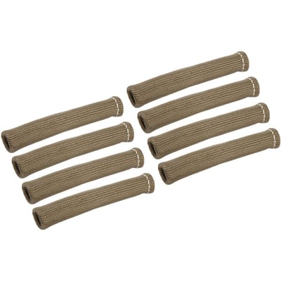8 STUKS Bougiekabel Laarzen 2500 graden F Hittebescherming Beschermhoes Afdekking voor Hot Rods Motor brown