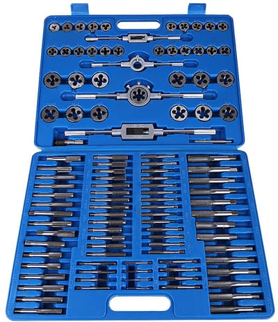 110-delige set M2-M18 schroefdraadtappen met sleutelhandvat, zware handgereedschapset