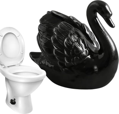 Toiletdeksels Keramiek - Decoratieve Doppen - Badkamer Decoratie - Eenvoudige Installatie - 10 x 5.5 x 8.5 cm - Wit