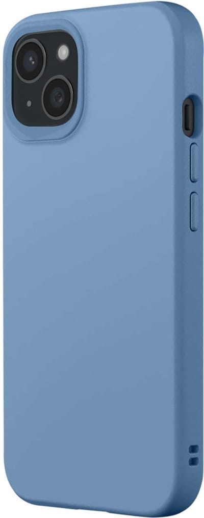Rhinoshield, Hoesje Geschikt voor Apple iPhone 15 Plus MagSafe zacht schokbestendig SolidX-serie, Blauw