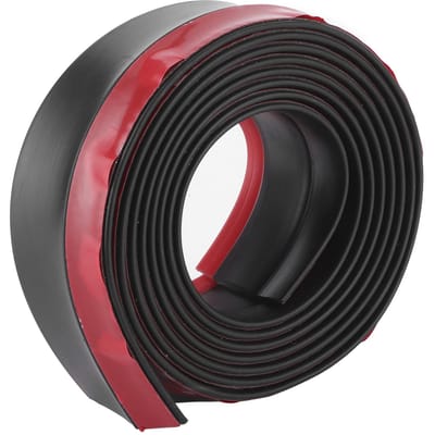 Bande anti-collision universelle pour pare-chocs avant, déflecteur de lèvre, protecteur, gardes en caoutchouc pour voiture black