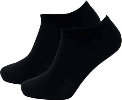 10Cel Tencel sneaker sokken - Short socks 1-pack - 38 - Zwart