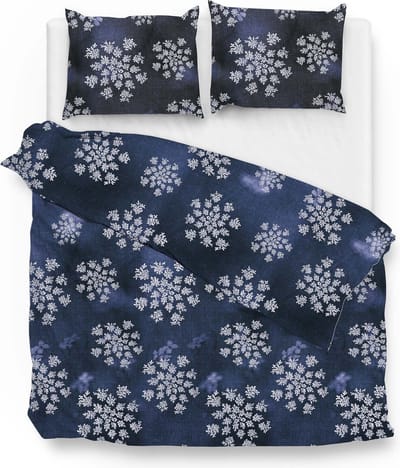 Zo! Home Bassett Dekbedovertrek - Tweepersoons - 200x200/220 cm - Blue