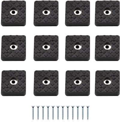 Rubberen Voetjes voor Meubels - 12 Stuks Antislip Demping voor Vloerbescherming