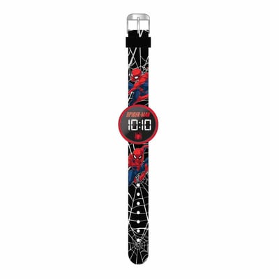 Accutime Spiderman horloge LED voor kinderen - stoer kinderhorloge.