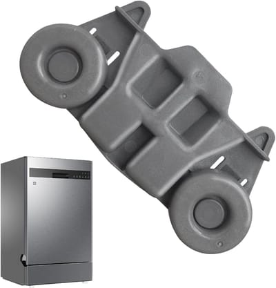 Vaatwasmachinewieltjes - Onderdelen rek - Vaatwasser reparatie - Eenvoudige installatie - 8x4x3 cm