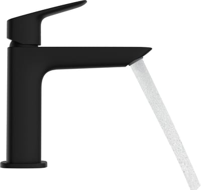 Hansgrohe Logis - Wastafelkraan met afvoerplug, EcoSmart, mat zwart 71251670